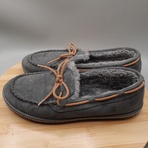 Skechers Shoes Womens 8.5 Gray Cali Memory Foam Moccasin Slippers 32782